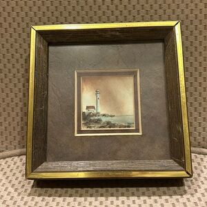 Original Miniature Watercolor On Paper By W. Girard Tobey Artist Signed
